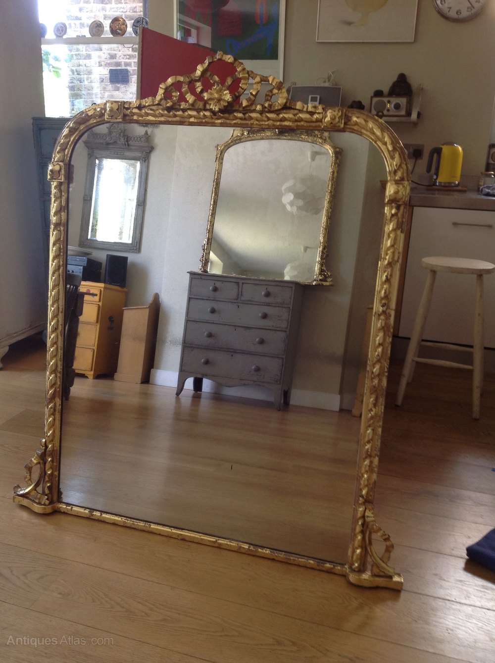 Antiques Atlas Large Victorian Mirror