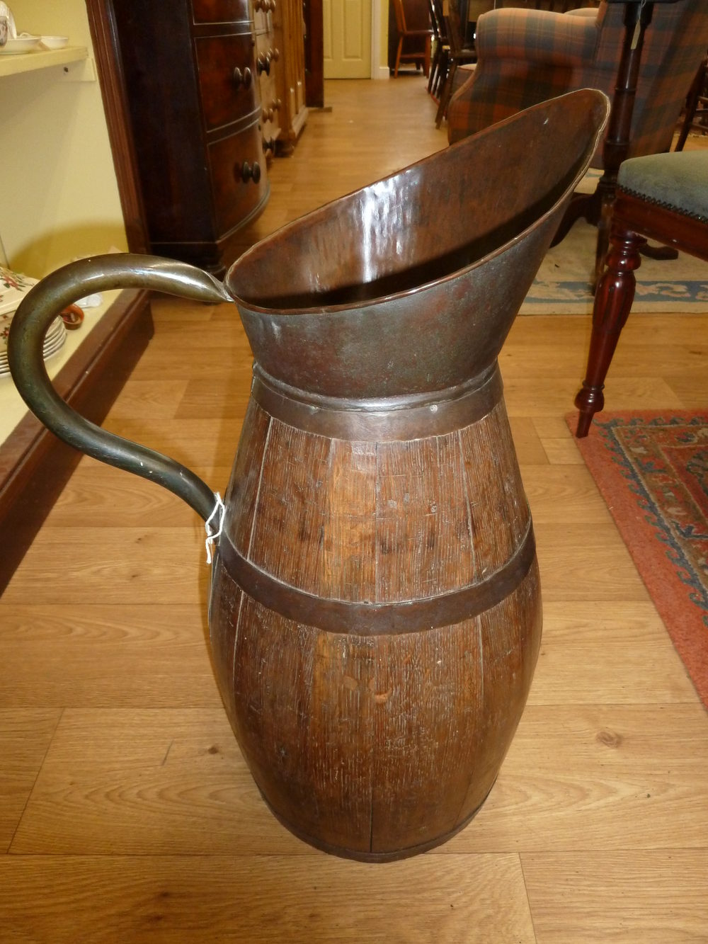 Antiques Atlas Victorian Coopered Cider Jug With Copper Handle