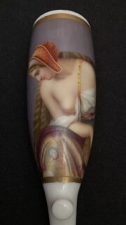 19thC German Porcelain Pipe Bowl Attributed To KPM