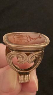 Georgian 9ct Gold Intaglio Pendant Fob Seal 12g