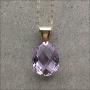 9ct Gold 15ct Amethyst Necklace