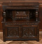 18th Century Oak Miniature Court Cupboard