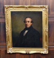 19thcentury Oil Portrait Of A Gentleman