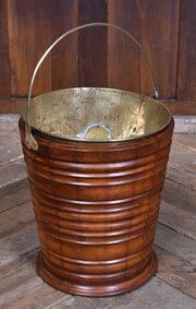 Dutch BrassLined Peat Bucket