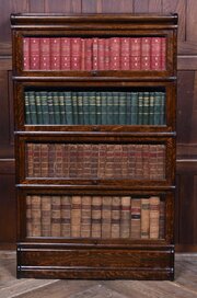 Edwardian 4 Sectional Globe Wernicke Bookcase