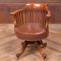 Edwardian Mahogany Revolving Desk Chair 
