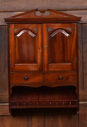 Edwardian Mahogany Wall?Hanging Cabinet