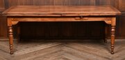 French Walnut Pull-out Dining Table 