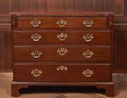 Georgian Mahogany Bachelors Chest Of Drawers
