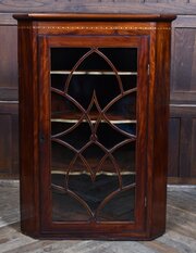 Georgian Mahogany Corner Cabinet