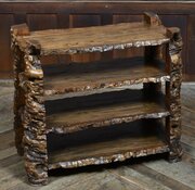 Japanese Burr Elm Bookshelf