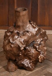 Japanese Burr Wood Stump Sculpture  