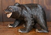 Japanese Carved Wooden Bear
