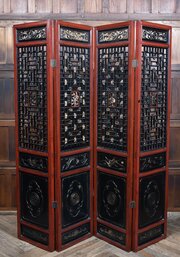 japanese fourpanel folding screen Japanese Fourpanel Folding Screen