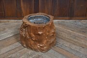 Japanese Wooden Hibachi With Metal Liner