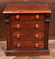 Miniature Mahogany Chest Of Drawers