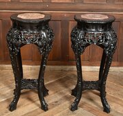 Pair Of Chinese Plant Stands