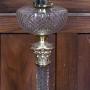 Victorian Crystal Oil / Paraffin Lamp