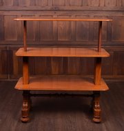 Victorian Mahogany 3 Tier Metamorphic Dumb Waiter