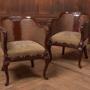 Victorian Mahogany Bergere Armchairs