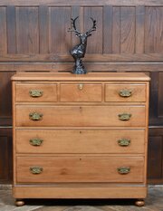 Victorian Pine Chest Of Drawers