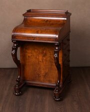 Victorian Walnut Pop?Up Davenport