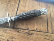 English Horn Handle Stiletto 