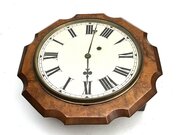 AMERICAN WALL CLOCK WALNUT CASED