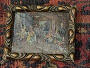 Dutch 18th Century Painting On Oak Panel
