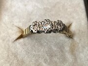 Diamonds Gold & Platinum 18CT Ring