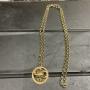 Gold 9ct Belcher Chain With Pisces Month Sign 
