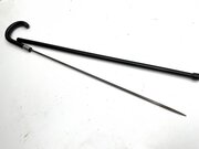Gentleman’s Walking Stick Sword Stick With Silver
