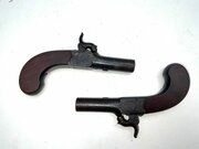 Pair Of Matching Percushion Pocket Pistols