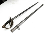 Rare Magnificent French Cavalry Officers Heavy Sa