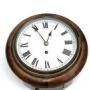 Wall Clock Round Mahogany 8 Day