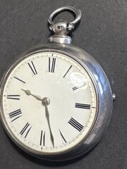 Pair Cased Verge-Fusee Pocket Watch London 1839