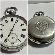 Solid Silver Pocket Watch Super Case Chester 1900 