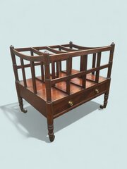 Large Regency Mahogany Canterbury Circa 1830