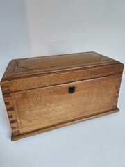 Rare Cotswold School Oak Box C1920-1930 Peter Waal