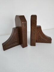 Rare Robert Kinpost Ingham Oak Bookends C1950