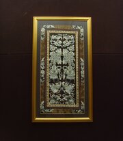 A Large Chinese Framed Embroidered Silkwork Panel