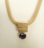 Chartage Belgian Design Pendant On Mesh Chain Box