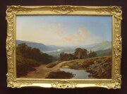 E.H.Niemann 1842-1910 Oil Yorkshire Panorama 
