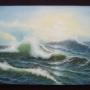 Seascape Oil Painting On Canvas Breaking Waves