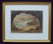 T. Dyke Hart 1870-1930 Watercolour Kynance Cove