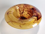 Art Deco Glass Rose Bowl - Davidson