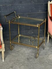 French Brass Cocktail Trolley