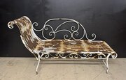 French Decorative Iron Garden Seat 