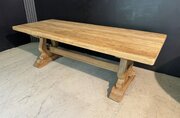French Oak Farmhouse Dining Table 