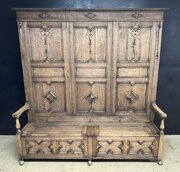 Large Boot Room Or Hall Bench Cupboard 